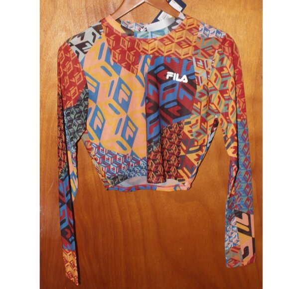 NWT Fila Birdy Crop Top Size M - Picture 7 of 8